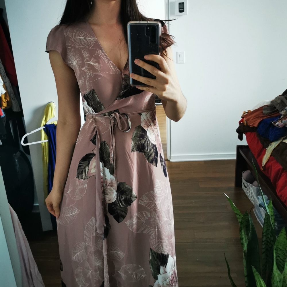 Dynamite Blush Pink Maxi Dress